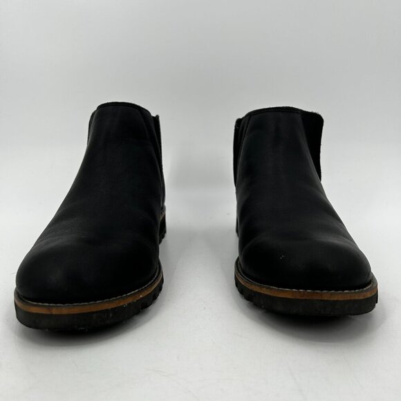 KODIAK Women's Black Waterproof Leather Peyto Chelsea Ankle Boots Booties Size 8 - Picture 4 of 9